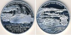 20 Euro Republic of Austria (1955 - ) Argento 