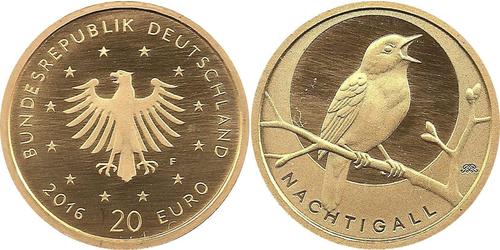 20 Euro Bundesrepublik Deutschland  (1990 - ) Gold 