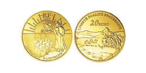 20 Euro Fünfte Französische Republik (1958 - ) Gold 
