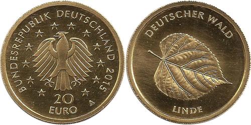 20 Euro Allemagne (1990 - ) Or 