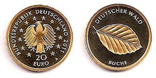 20 Euro Repubblica Federale di Germania (1990 - ) Oro 