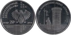 20 Euro Bundesrepublik Deutschland  (1990 - ) Silber 