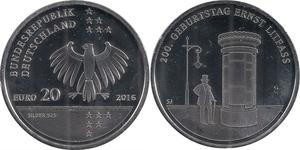 20 Euro Bundesrepublik Deutschland  (1990 - ) Silber 