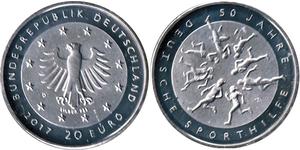 20 Euro Bundesrepublik Deutschland  (1990 - ) Silber 
