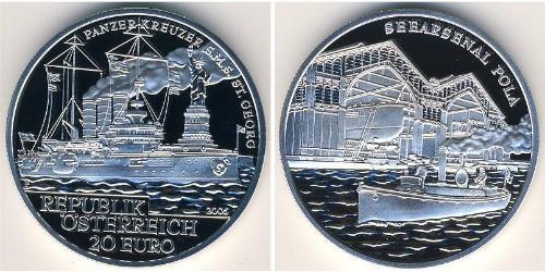 20 Euro Republik Österreich (1955 - ) Silber 