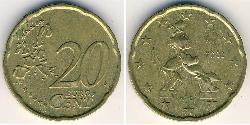 20 Eurocent Italia Bronzo 