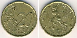 20 Eurocent Italia Bronzo 