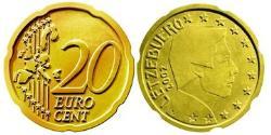 20 Eurocent Luxemburg Tin/Aluminium/Kupfer/Zink 
