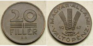 20 Filler Hungría (1989 - ) Aluminio/Bronce 