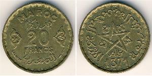 20 Franc Marocco Alluminio/Bronzo 