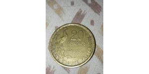 20 Franc Quarta Repubblica francese (1946-1958) Alluminio/Bronzo 