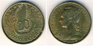 20 Franc Madagascar (1960 - ) Bronze 