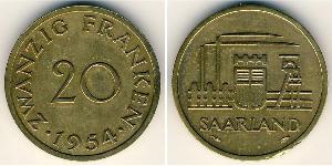 20 Franc  Bronze/Aluminium 