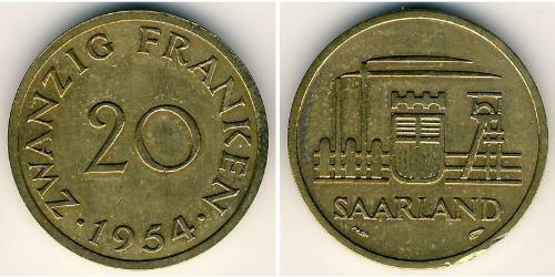 20 Franc  Bronze/Aluminium 