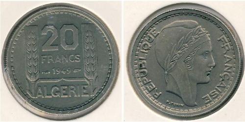 20 Franc Algeria (1962 - ) Copper/Nickel 