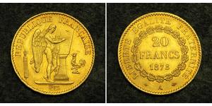 20 Franc Dritte Französische Republik (1870-1940)  Gold 