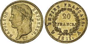 20 Franc Erstes Kaiserreich (1804-1814) Gold Napoleon Bonaparte(1769 - 1821)