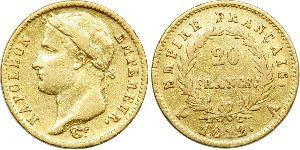 20 Franc Erstes Kaiserreich (1804-1814) Gold Napoleon Bonaparte(1769 - 1821)