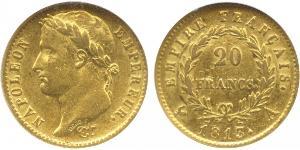 20 Franc Erstes Kaiserreich (1804-1814) Gold Napoleon Bonaparte(1769 - 1821)