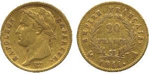 20 Franc Erstes Kaiserreich (1804-1814) Gold Napoleon Bonaparte(1769 - 1821)