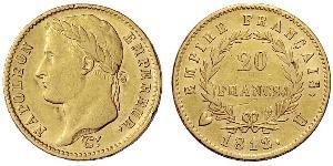 20 Franc Erstes Kaiserreich (1804-1814) Gold Napoleon Bonaparte(1769 - 1821)