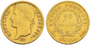 20 Franc Erstes Kaiserreich (1804-1814) Gold Napoleon Bonaparte(1769 - 1821)