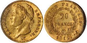 20 Franc Erstes Kaiserreich (1804-1814) Gold Napoleon Bonaparte(1769 - 1821)