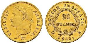 20 Franc Erstes Kaiserreich (1804-1814) Gold Napoleon Bonaparte(1769 - 1821)