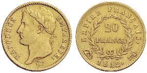 20 Franc First French Empire (1804-1814) Gold Napoleon (1769 - 1821)