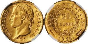20 Franc First French Empire (1804-1814) Gold Napoleon (1769 - 1821)