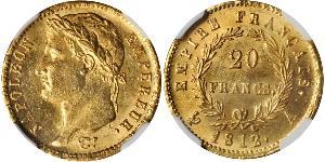 20 Franc First French Empire (1804-1814) Gold Napoleon (1769 - 1821)