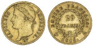 20 Franc First French Empire (1804-1814) Gold Napoleon (1769 - 1821)