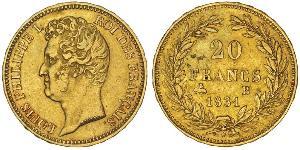 20 Franc Julimonarchie (1830-1848) Gold Louis-Philippe I (1773 -1850)