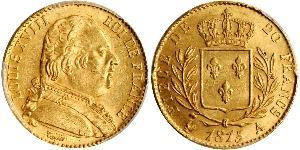 20 Franc Kingdom of France (1815-1830) Gold Ludwig XVIII (1755-1824)