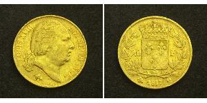 20 Franc Kingdom of France (1815-1830) Gold Ludwig XVIII (1755-1824)