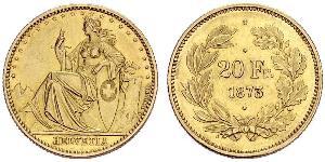 20 Franc Schweiz Gold 