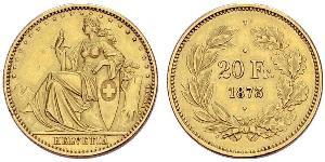 20 Franc Schweiz Gold 