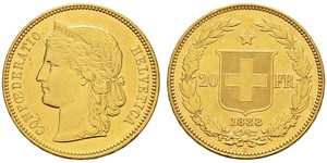 20 Franc Switzerland Gold 