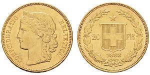 20 Franc Switzerland Gold 