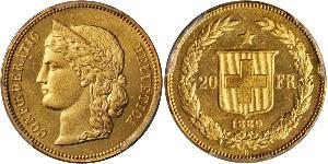20 Franc Switzerland Gold 