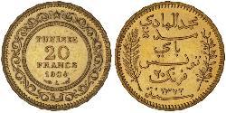 20 Franc Tunesien Gold 