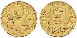 20 Franc Deuxième République (France) (1848-1852) Or 