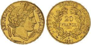 20 Franc Deuxième République (France) (1848-1852) Or 