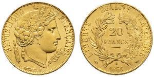 20 Franc Deuxième République (France) (1848-1852) Or 