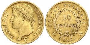 20 Franc Premier Empire (1804-1814) Or Napoléon Ier(1769 - 1821)