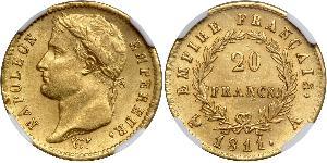 20 Franc Premier Empire (1804-1814) Or Napoléon Ier(1769 - 1821)