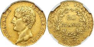 20 Franc Premier Empire (1804-1814) Or Napoléon Ier(1769 - 1821)