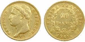 20 Franc Premier Empire (1804-1814) Or Napoléon Ier(1769 - 1821)