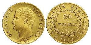 20 Franc Premier Empire (1804-1814) Or Napoléon Ier(1769 - 1821)