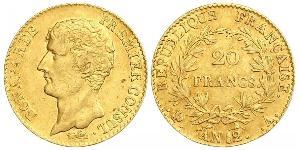 20 Franc Premier Empire (1804-1814) Or Napoléon Ier(1769 - 1821)